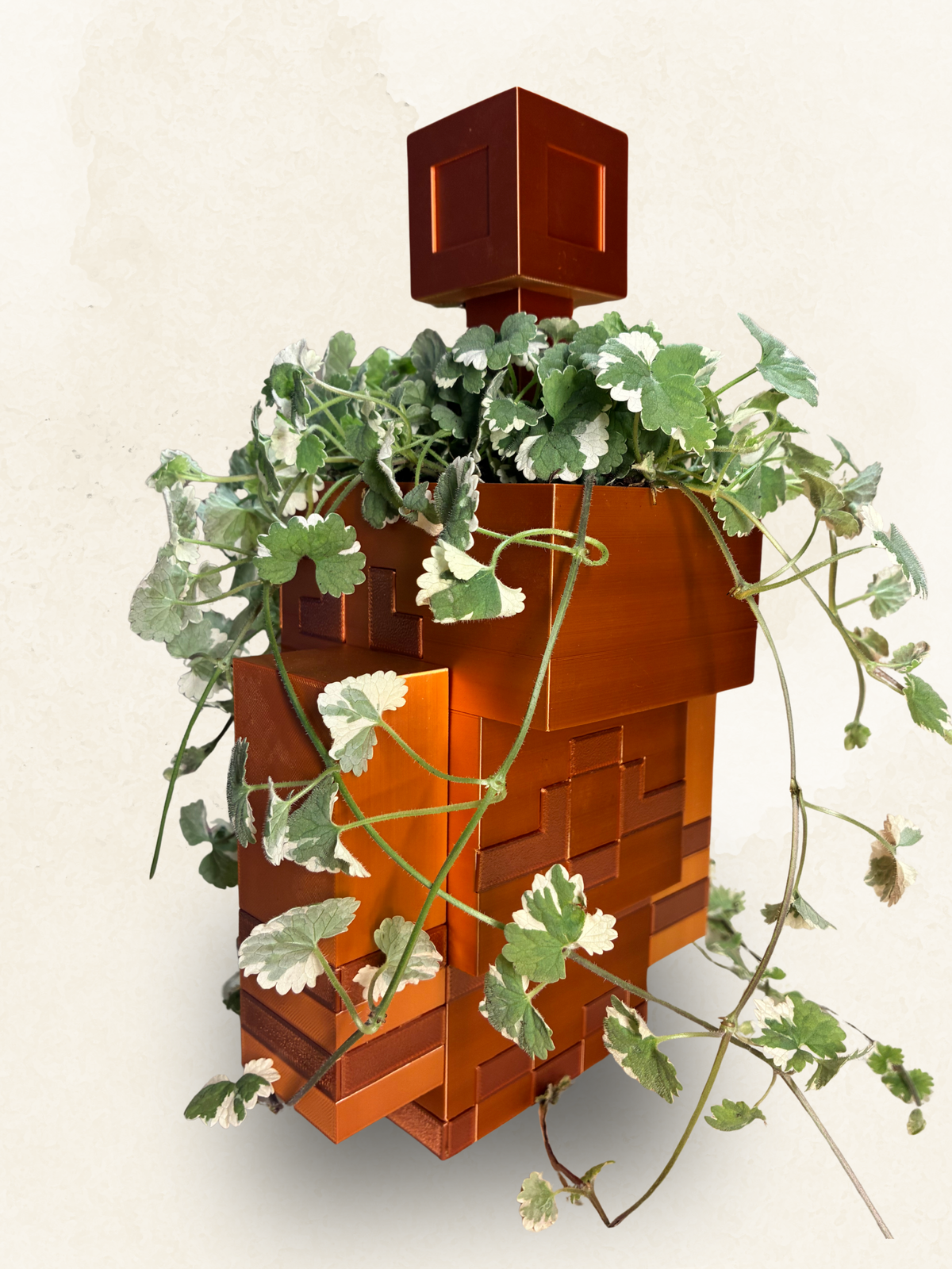 Kupfer Golem Blumentopf - Minecraft inspiriert