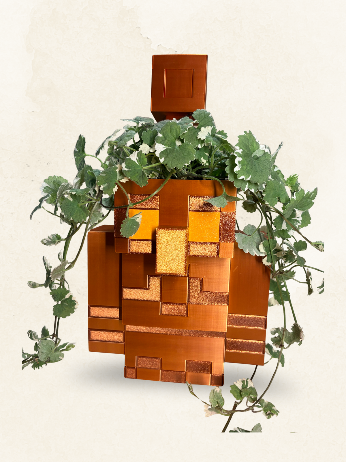Kupfer Golem Blumentopf - Minecraft inspiriert
