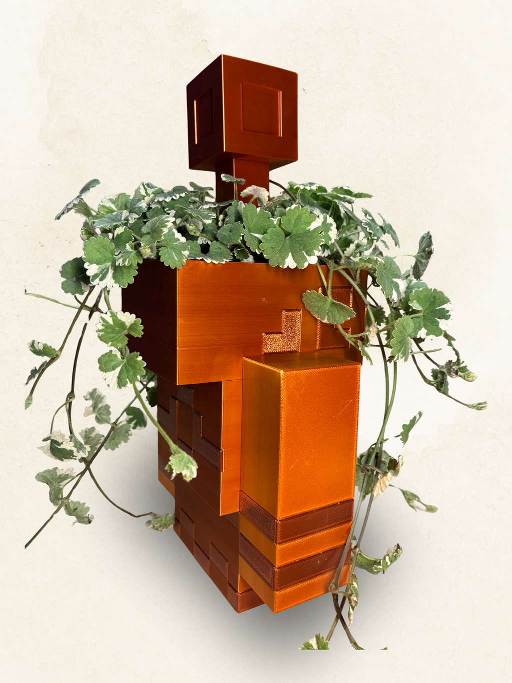 Kupfer Golem Blumentopf - Minecraft inspiriert