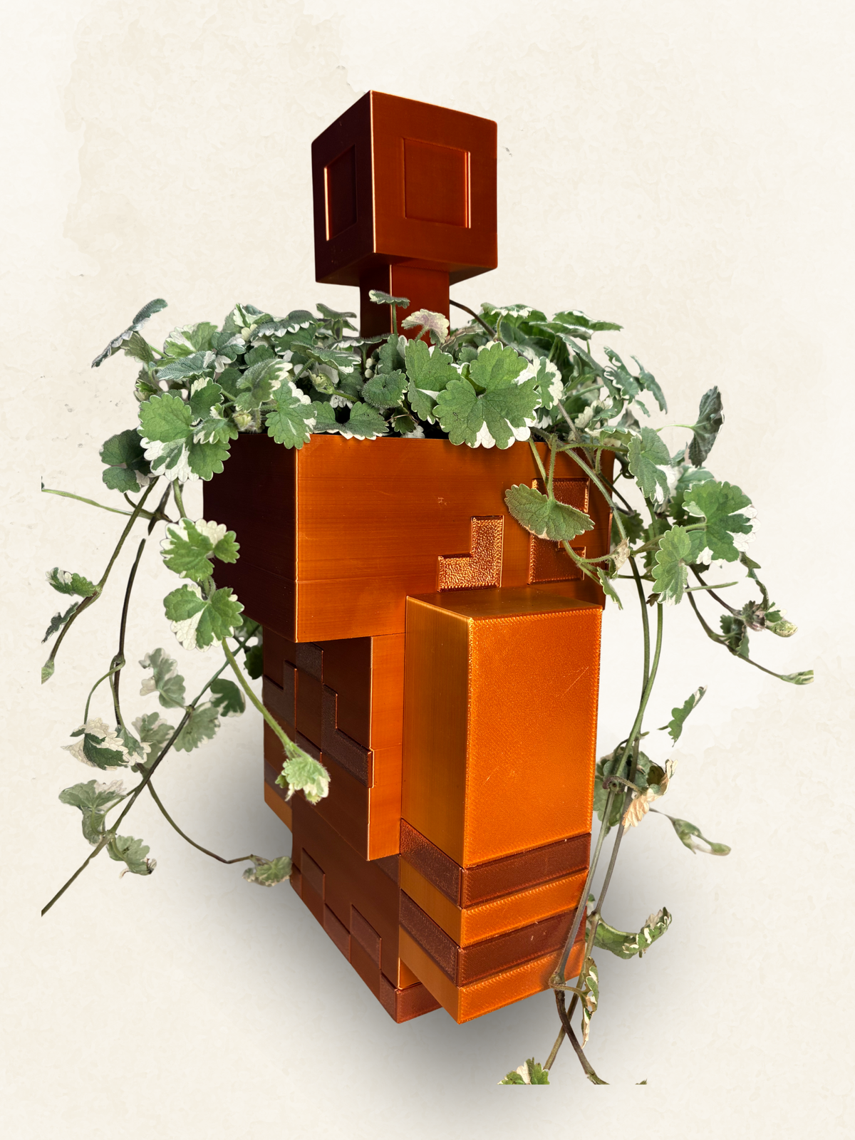 Kupfer Golem Blumentopf - Minecraft inspiriert