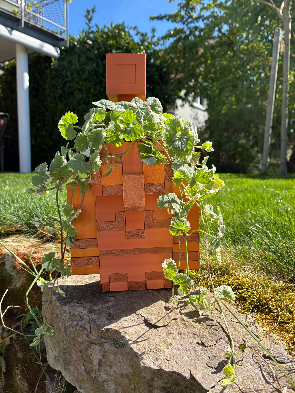 Kupfer Golem Blumentopf - Minecraft inspiriert