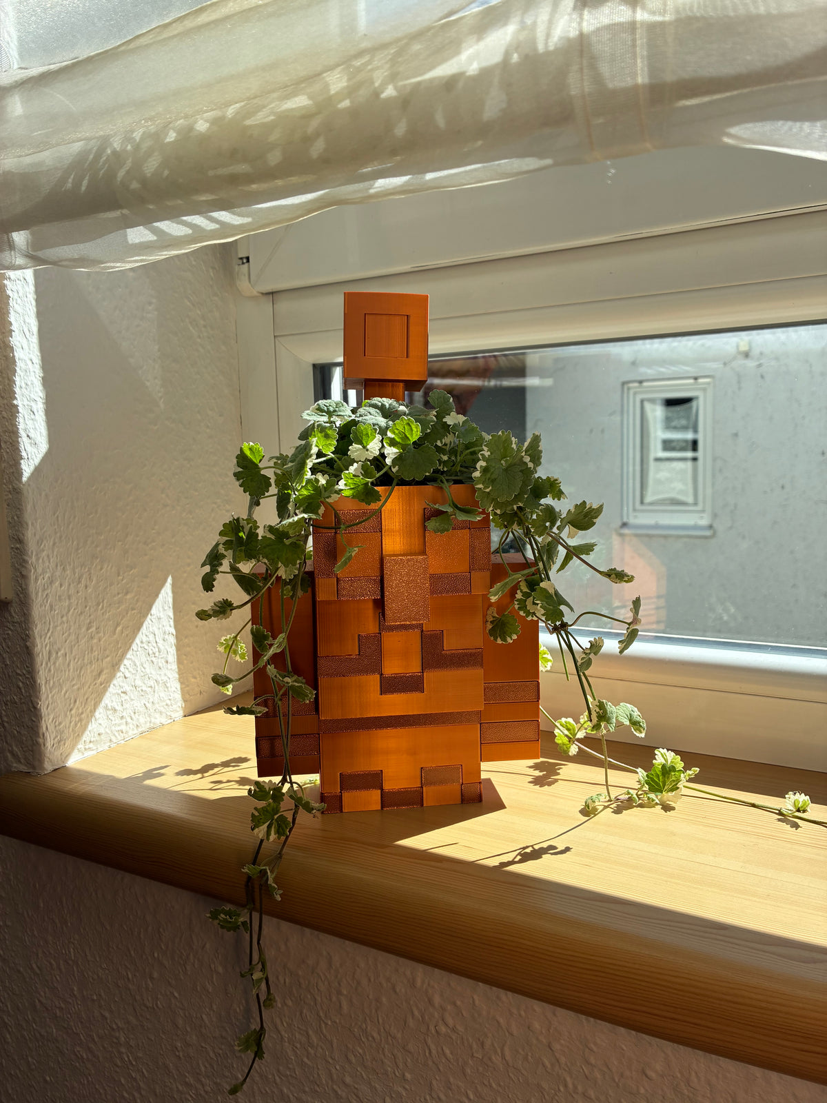 Kupfer Golem Blumentopf - Minecraft inspiriert