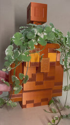 Kupfer Golem Blumentopf - Minecraft inspiriert